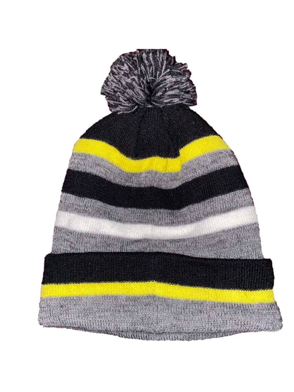 DC Comics Batman Beanie Hat One Size Black Grey Yellow